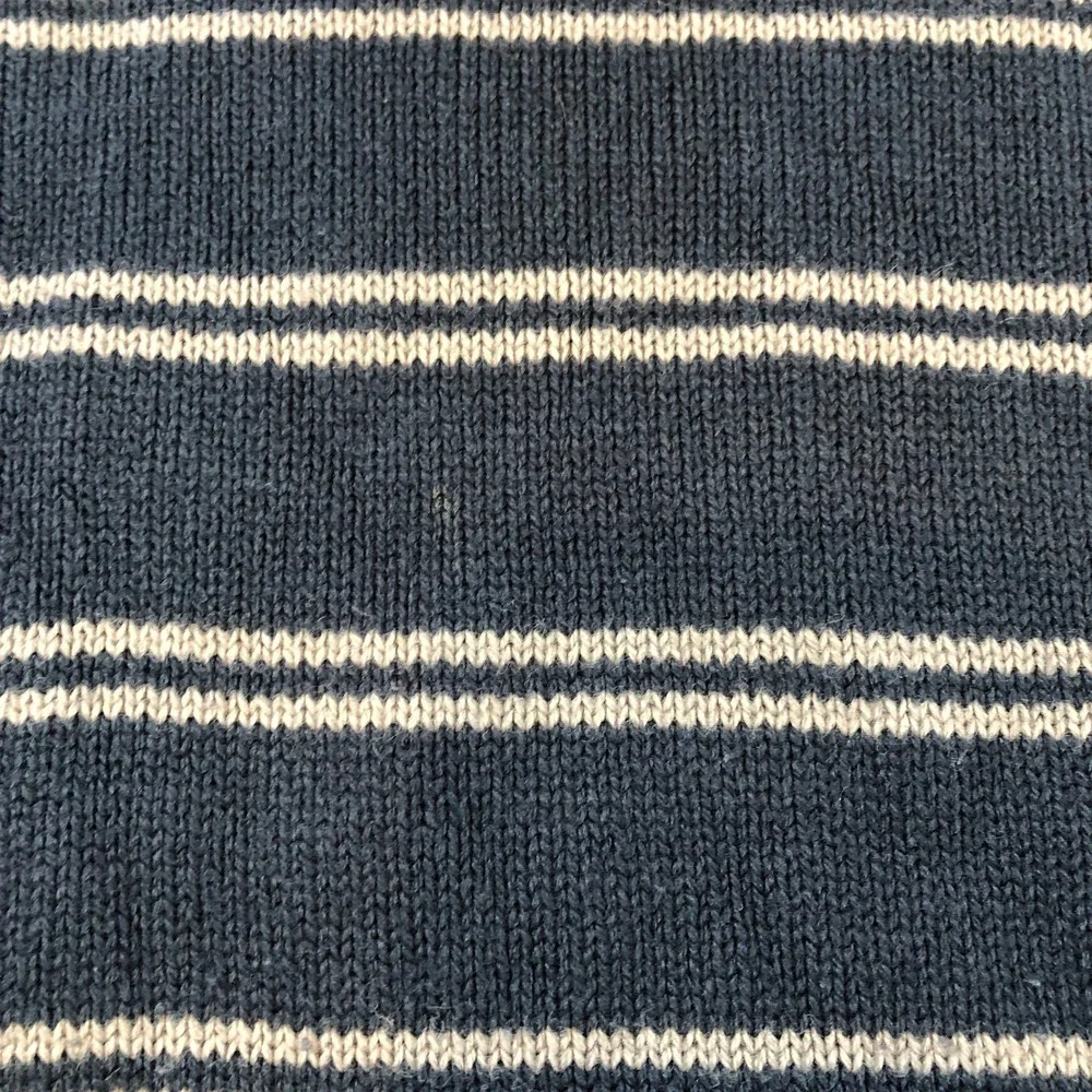 Beverly Hills‎ Polo Club Mens XL Gray Blue Stripe Sweater 1/4 Zip Preppy Resort - Picture 9 of 10